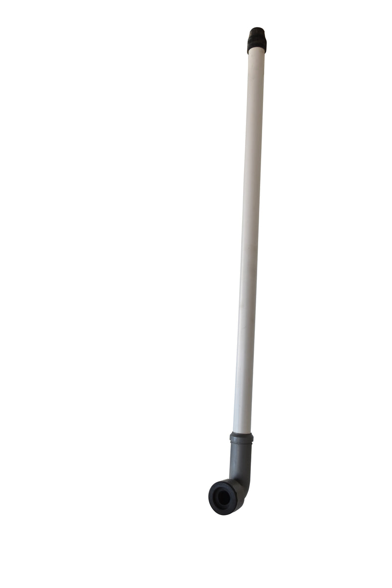 צינור PVC מובנה עם אטם לחיבור מזרם לאסלה